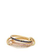 Matchesfashion.com Spinelli Kilcollin - Aurora Sapphire, Tanzanite & Yellow Gold Ring - Womens - Blue