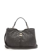 Bottega Veneta Napoli Medium Intrecciato Leather Bag
