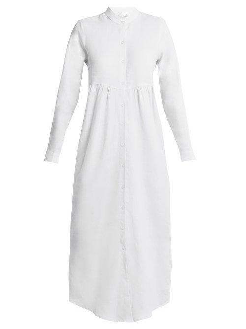 Matchesfashion.com Gioia Bini - Emma Shirtdress - Womens - White