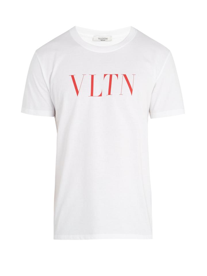 Valentino Logo-print Cotton-jersey T-shirt