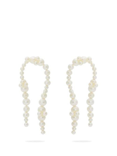 Matchesfashion.com Completedworks - Firmament Gold Vermeil & Pearl Earrings - Womens - Pearl