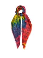 Matchesfashion.com Burberry - Tie Dye Wool Blend Scarf - Womens - Multi
