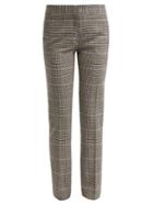 Matchesfashion.com Summa - Prince Of Wales Check Wool Blend Trousers - Womens - Black White