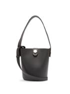 Matchesfashion.com Sophie Hulme - Nano Swing Leather Bucket Bag - Womens - Grey