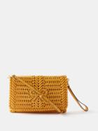 Anya Hindmarch - Neeson Braided-leather Cross-body Bag - Womens - Yellow