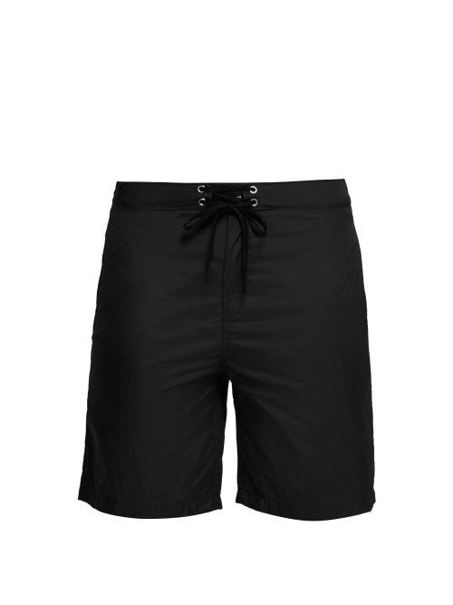 Matchesfashion.com Solid & Striped - The Longboard Swim Shorts - Mens - Black