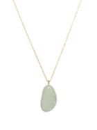 Matchesfashion.com Cvc Stones - Foglia Diamond & 18kt Gold Necklace - Womens - Dark Green