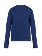 Matchesfashion.com Belstaff - Jefferson Cotton Sweatshirt - Mens - Blue