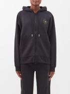 Adidas By Stella Mccartney - Cotton-blend Hooded Sweatshirt - Womens - Black