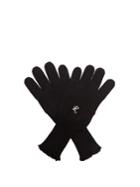 Raf Simons Embroidered Wool-knit Gloves