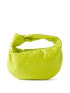 Bottega Veneta - Jodie Teen Intrecciato-leather Shoulder Bag - Womens - Light Green