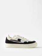 Stepney Workers Club - Pearl S-strike Mesh And Suede Trainers - Mens - White Black