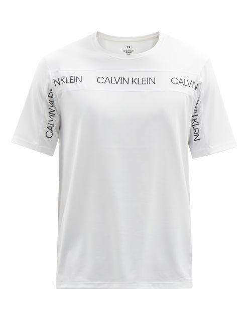 Mens Activewear Calvin Klein Performance - Cooltouch Technical-jersey T-shirt - Mens - White