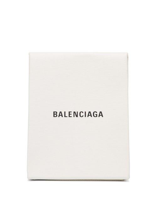 Matchesfashion.com Balenciaga - Shopping Leather Envelope Clutch - Womens - White