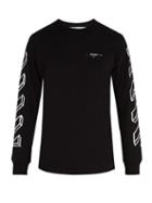 Matchesfashion.com Off-white - Diag Print Cotton T Shirt - Mens - Black