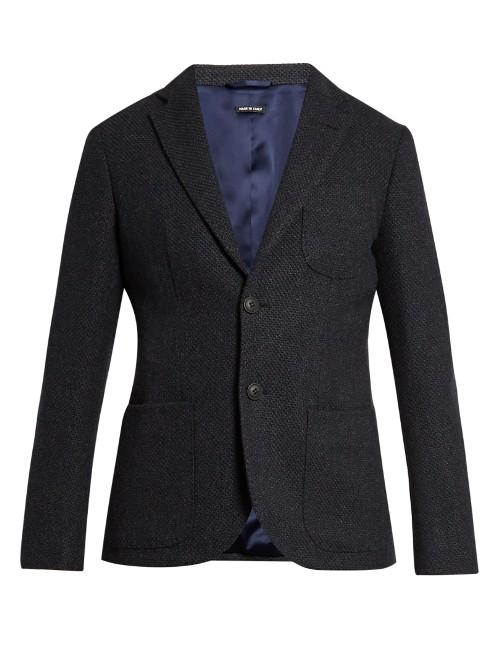 Giorgio Armani Tokyo Cashmere And Silk-blend Blazer