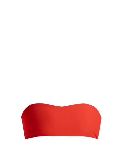 Matchesfashion.com Jade Swim - Bandeau Bikini Top - Womens - Red