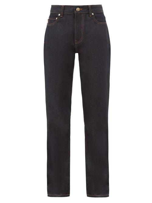 Matchesfashion.com Ganni - High-rise Boot-cut Jeans - Womens - Indigo