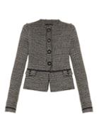 Proenza Schouler Collarless Tweed Jacket