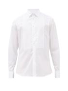 Matchesfashion.com Burberry - Crystal-embellished Cotton-poplin Tuxedo Shirt - Mens - White