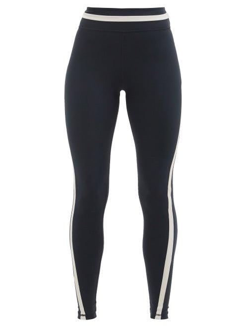 Matchesfashion.com The Upside - Mallorca High-rise Stretch-jersey Leggings - Womens - Navy White