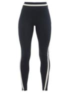 Matchesfashion.com The Upside - Mallorca High-rise Stretch-jersey Leggings - Womens - Navy White