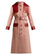 Matchesfashion.com Gucci - Gg Canvas Cotton Trench Coat - Womens - Red Multi