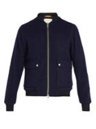 Oliver Spencer Bermondsey Wool Bomber Jacket