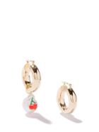 Joolz By Martha Calvo - Jackpot Mismatched Pearl & Gold-plated Earrings - Womens - Pearl