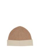 Matchesfashion.com Jil Sander - Two Tone Wool Blend Beanie Hat - Womens - Camel