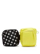 Matchesfashion.com Raf Simons X Eastpak - Star-printed Technical-canvas Waist Bag - Mens - Black Multi
