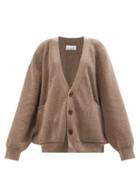 Ladies Rtw Raey - Recycled Wool-blend Pocket Front Cardigan - Womens - Light Brown