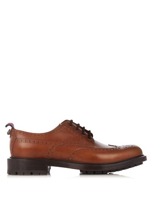 Gucci Lace-up Leather Brogues