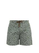 Matchesfashion.com Charvet X Thorsun - Paisley-print Shell Swim Shorts - Mens - Green