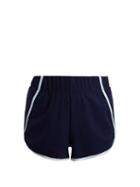 Matchesfashion.com Lndr - Surf Perforated Performance Shorts - Womens - Navy