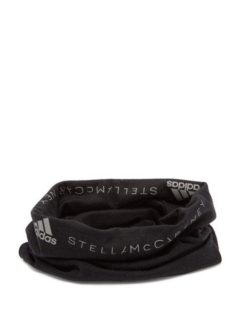 Matchesfashion.com Adidas By Stella Mccartney - Run Wool Blend Neck Warmer - Womens - Black Multi