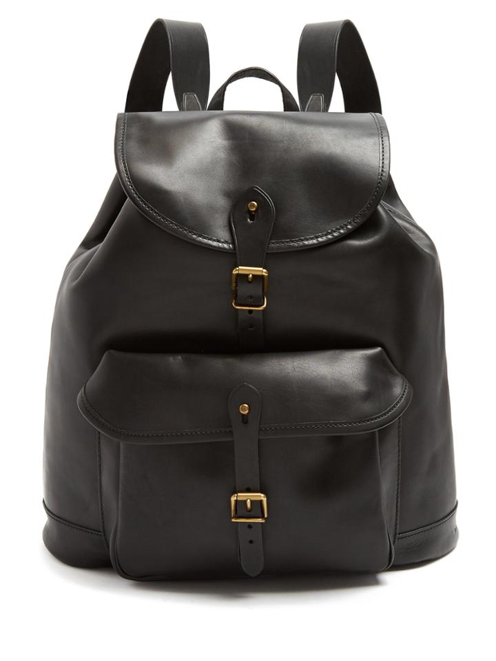 Polo Ralph Lauren Leather Backpack