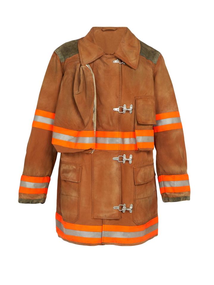 Calvin Klein 205w39nyc Reflective-trimmed Cotton-twill Coat