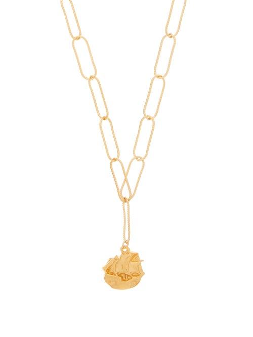 Matchesfashion.com Alighieri - The Bark Of Knowledge Gold Plated Necklace - Womens - Gold