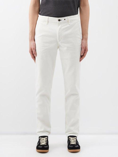 Rag & Bone - Fit 2 Cotton-blend Twill Chinos - Mens - Off White