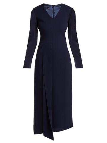 Carl Kapp Shrimpton Wool-crepe Dress