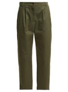 Matchesfashion.com Weekend Max Mara - Flavia Trousers - Womens - Khaki