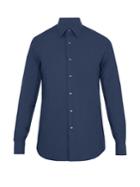 Brioni Point-collar Cotton Shirt