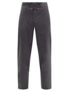 Matchesfashion.com A.p.c. - Etienne Drawstring-waist Wool-flannel Trousers - Mens - Grey