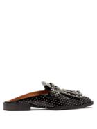 Clergerie Youla Jazz Studded Backless Penny Loafers
