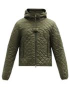 Matchesfashion.com 1 Moncler Jw Anderson - Whitby Floral-quilted Down Shell Jacket - Mens - Green