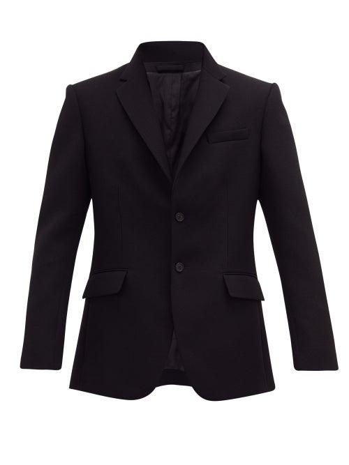 Matchesfashion.com Wardrobe. Nyc - Release 05 Single-breasted Wool Blazer - Mens - Black