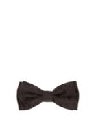 Matchesfashion.com Paul Smith - Feather Jacquard Silk Bow Tie - Mens - Black