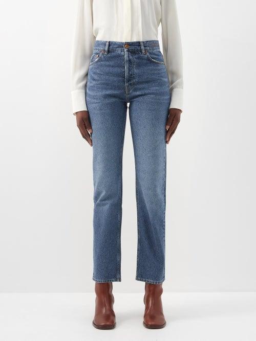 Chlo - Semeru High-rise Straight-leg Jeans - Womens - Denim