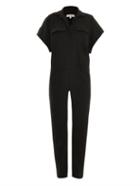 Iro Oz Short-sleeved Crepe Jumpsuit